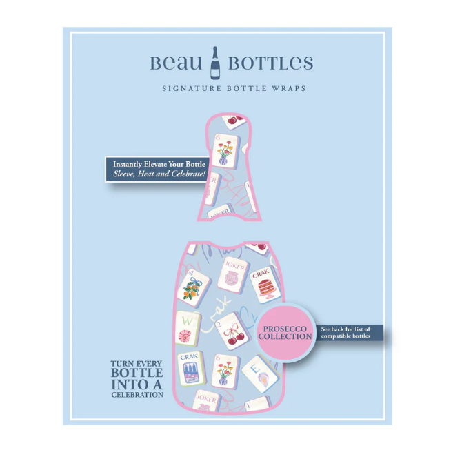 Beau Bottles Signature Bottle Wraps - Prosecco Collection