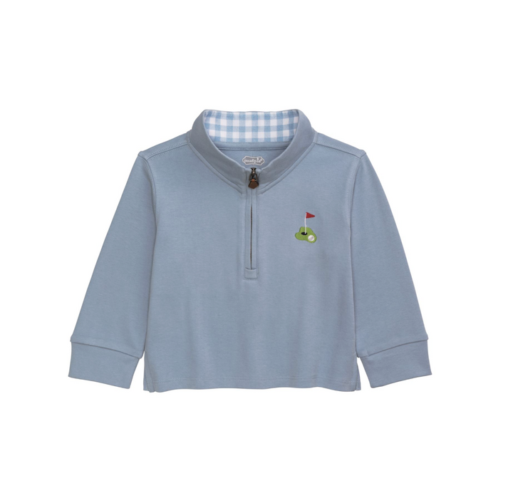 Boy's Golf Quarter Zip - Pickering Boxwood