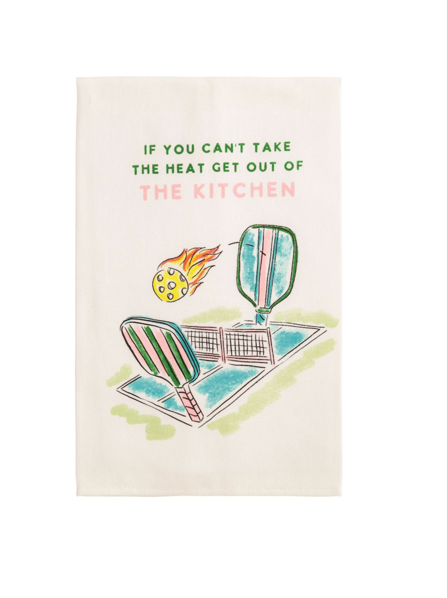 Funny Pickleball Tea Towels - Pickering Boxwood