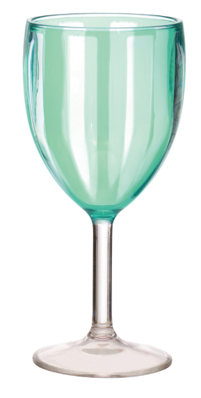 12 oz. Striped Acrylic Stemmed Wine Glass