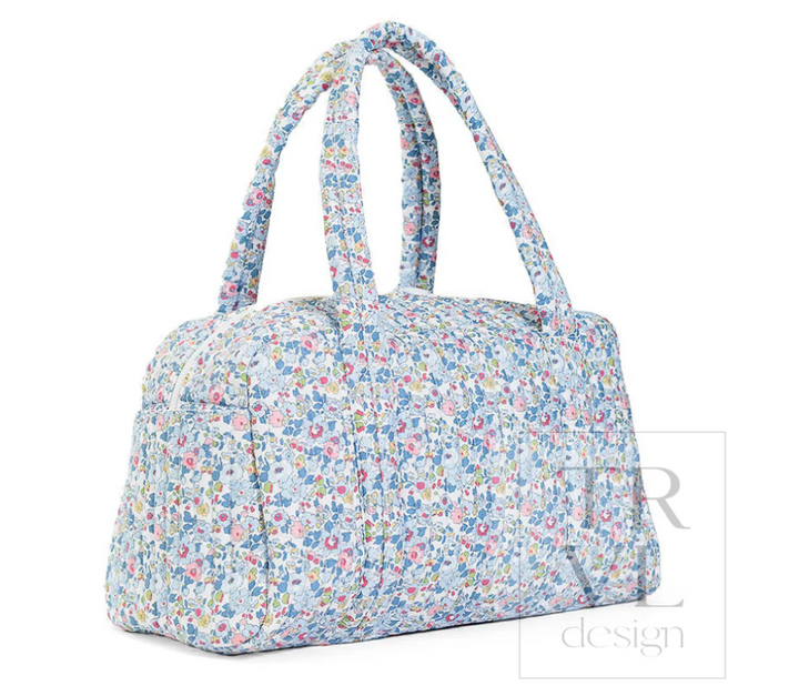 FLORAL DUFFEL