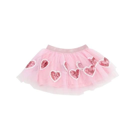 big heart sequin tutu