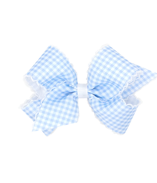 blue gingham