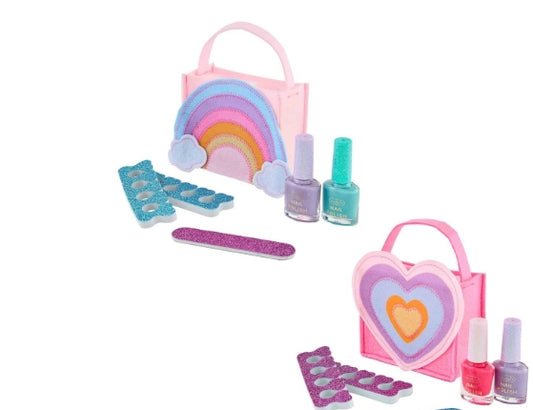 Heart & Rainbow Nail Polish Kits