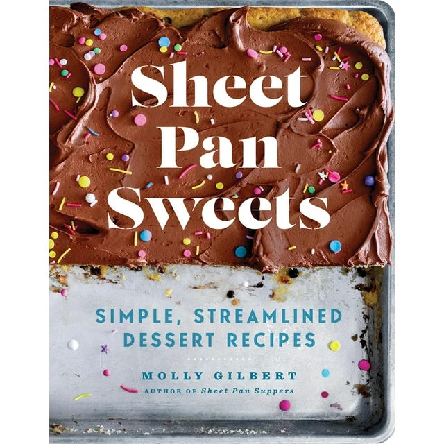 Looking for quick, easy one-pan desserts? Look no further! Molly Gilbert shares 80+ recipes for delicious and innovative sheet pan desserts in this first-ever cookbook for desserts that require just one main piece of kitchen equipment: a baking sheet pan.