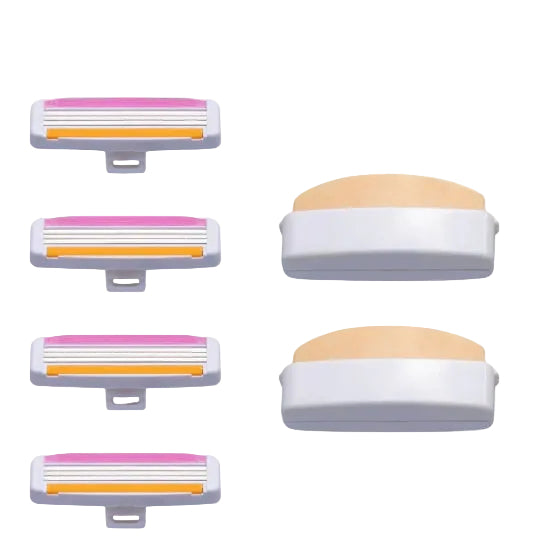 What is it? They stay sharp so you can stay smooth. Refill your razor with four triple-blade cartridges and two fresh moisturizing bars. 

Why is it special?

You can have silky smooth skin all day every day. 
Contains four high quality, triple-blade razors that provide a clean, close shave and are designed with a flex hinge to get to the toughest edges and corners of your skin. 
Each blade includes a lubricating pre-shave strip formulated with Chamomile and Olive Oil for a smooth, soft finish.
