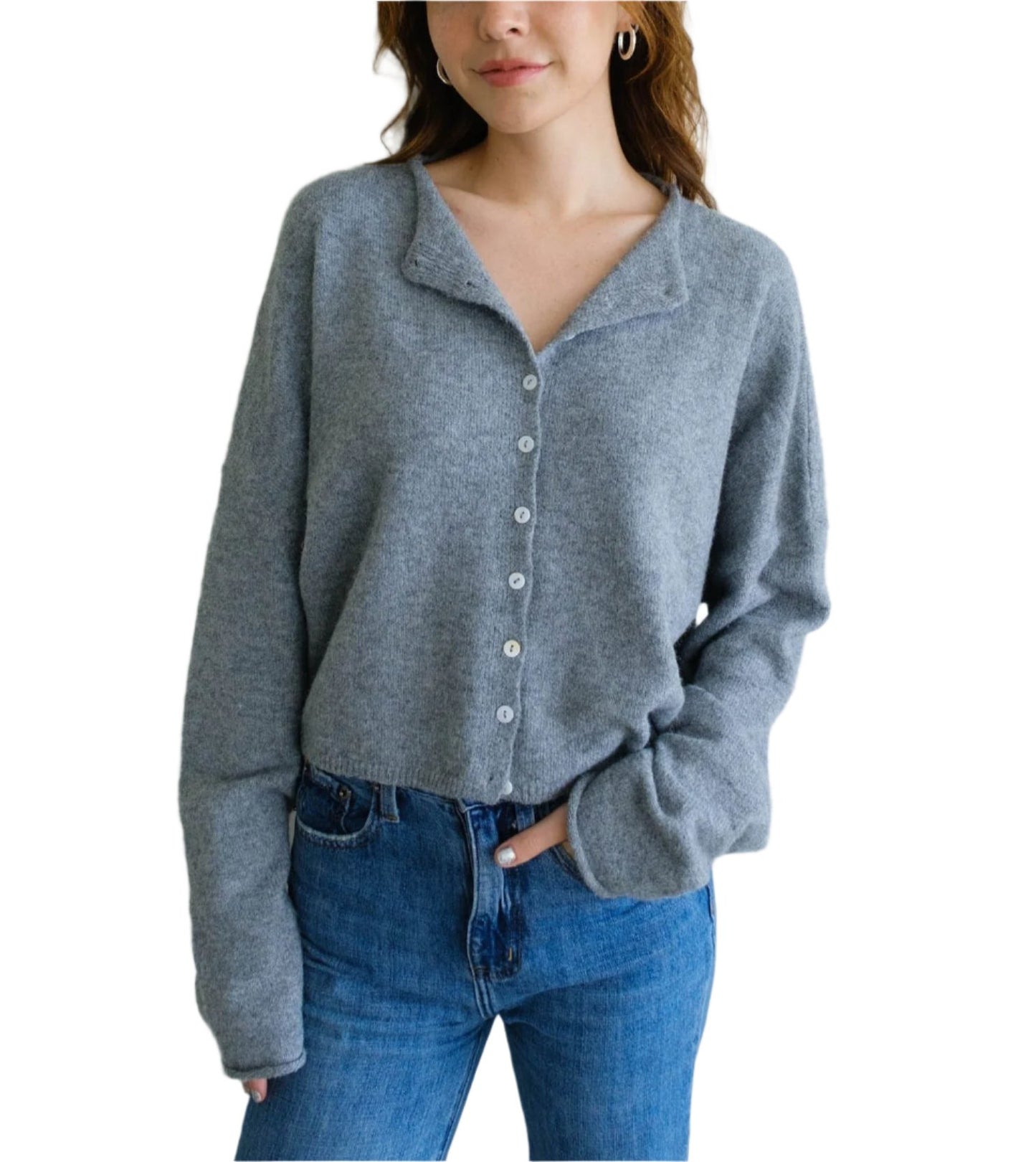 piper cardigan, button up cardigan