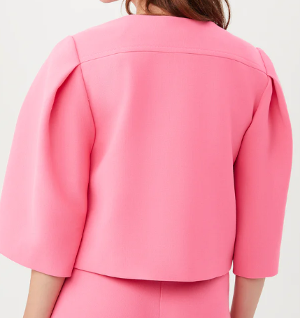 Tinsley Jacket in Papillon Pink by Trina Turk