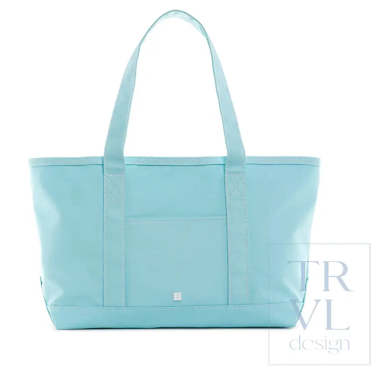 Medium Coated Canvas Tote by TRVL Design