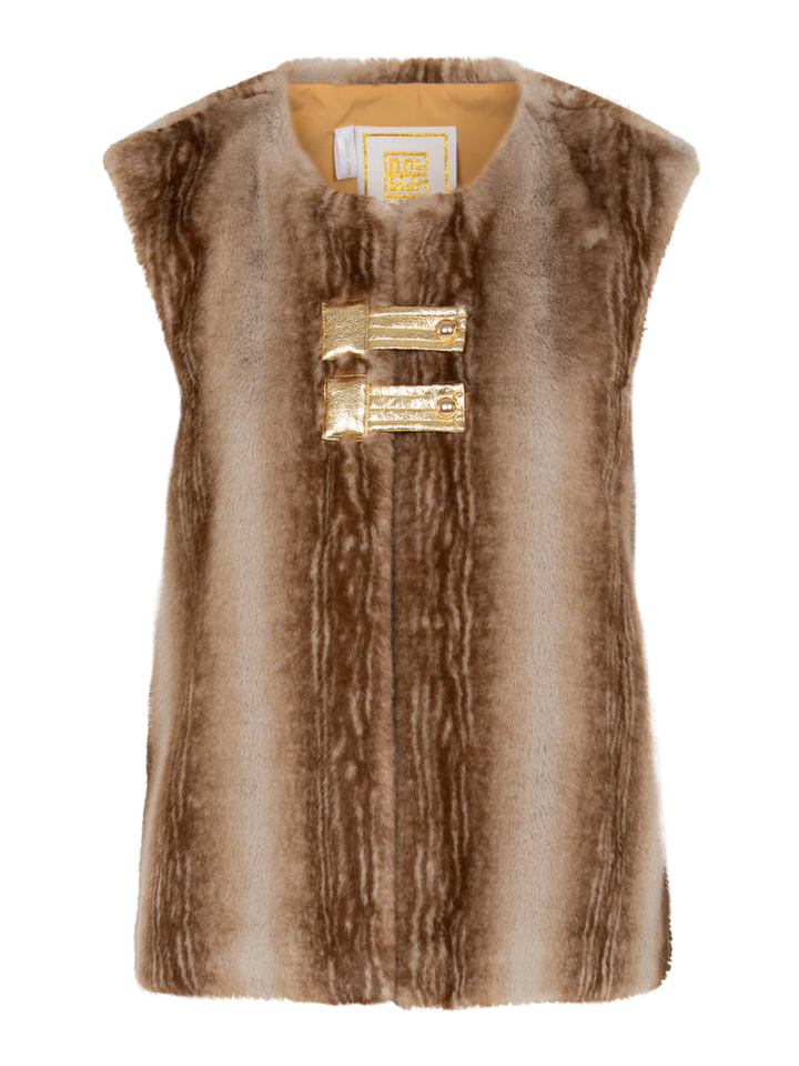 Roxy Fur Vest by Emily McCarthy