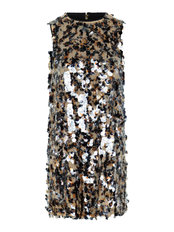 Tory Dress in Tortoise Shell by Emily McCarthy