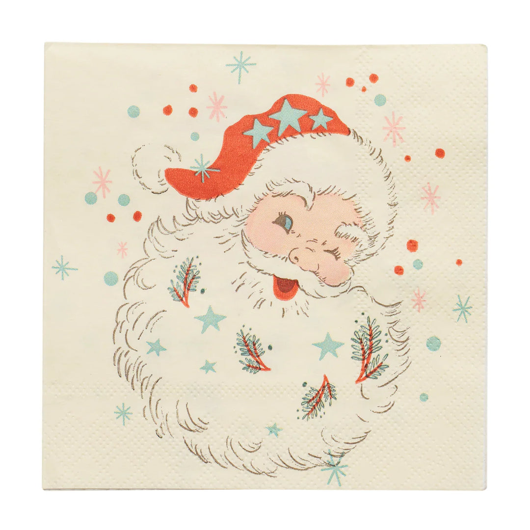 Vintage Santa Tableware