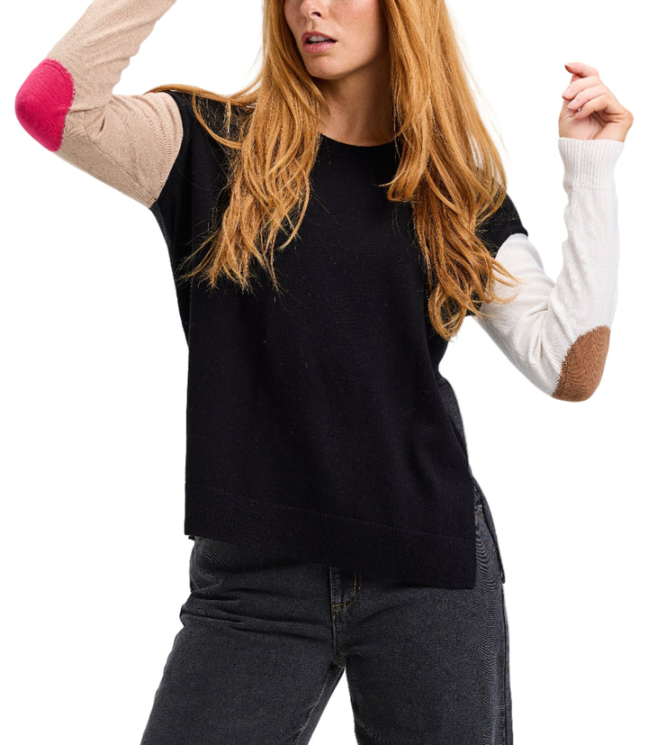 Elbow Intarsia Sweater