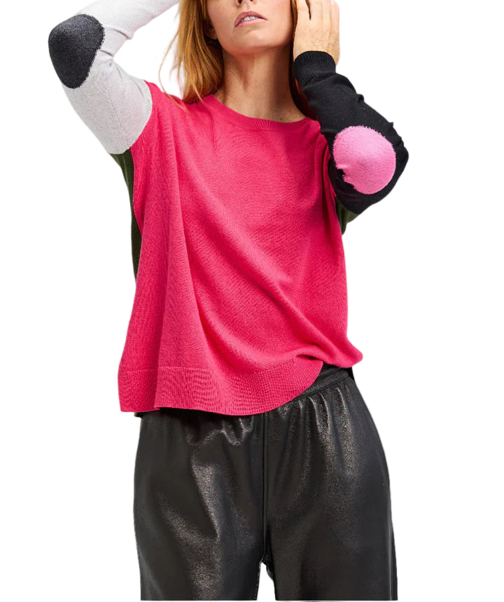 Elbow Intarsia Sweater