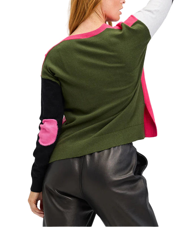 Elbow Intarsia Sweater