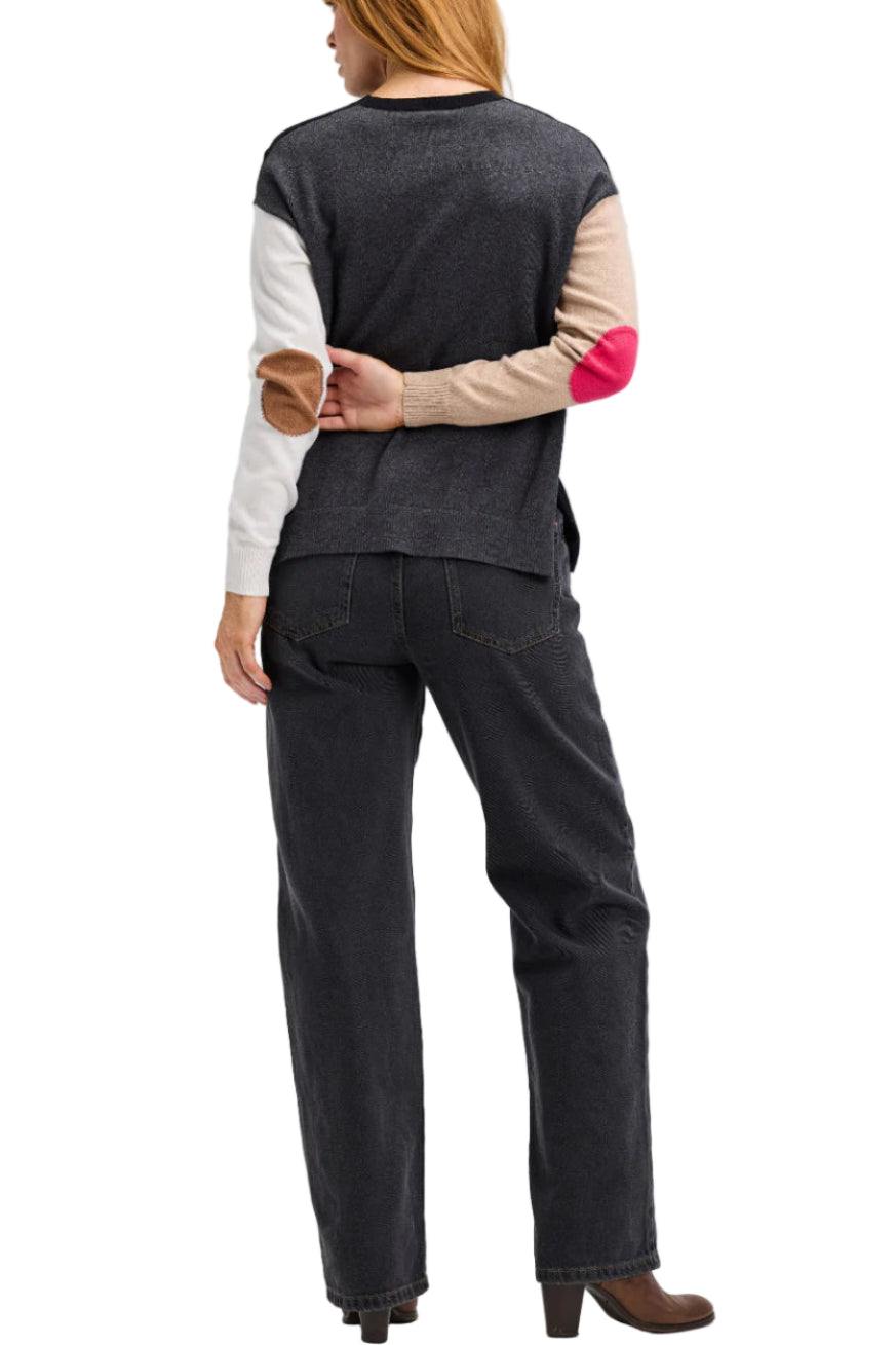 Elbow Intarsia Sweater