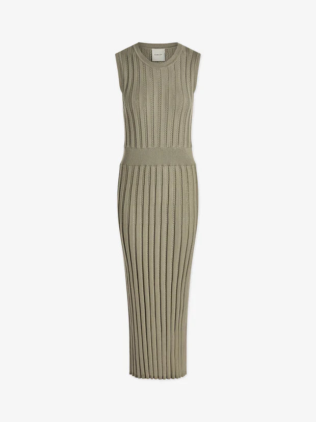 Florian Knit Dress in Seagrass by Varley