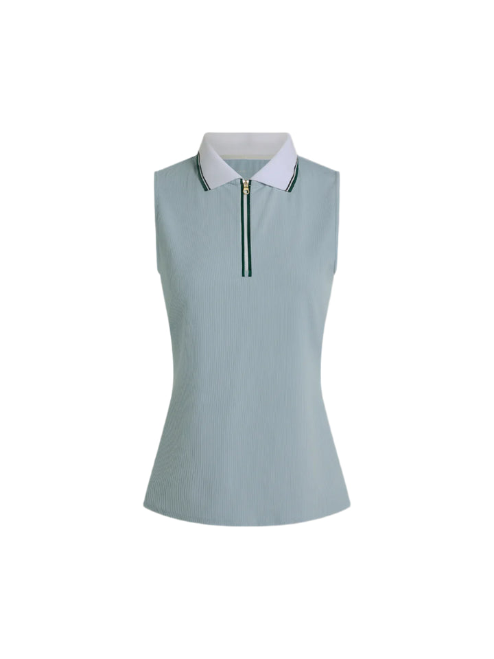 Made from our Soft Rib Jersey, the Fritton tank is your ultimate court-to-club essential. Featuring a tennis-inspired silhouette, it pairs effortlessly with our skorts for on-court elegance.