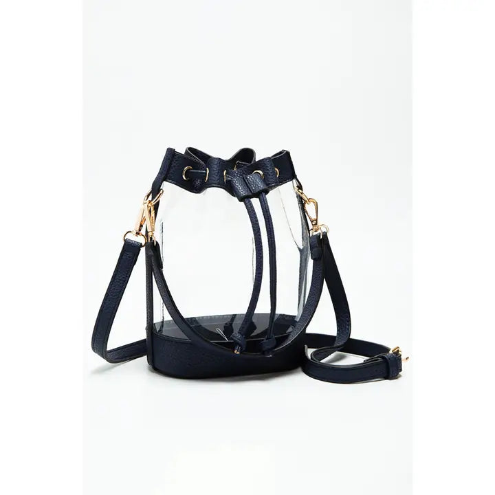 Clear Crossbody Stadium Bucket Bag