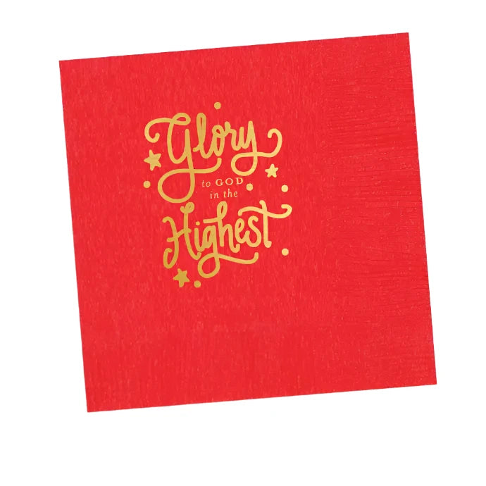 Glory To God Cocktail Napkins