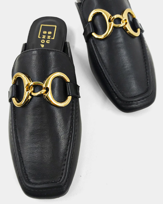 Andromeda Slip-On Loafer in Black by Shu Shop