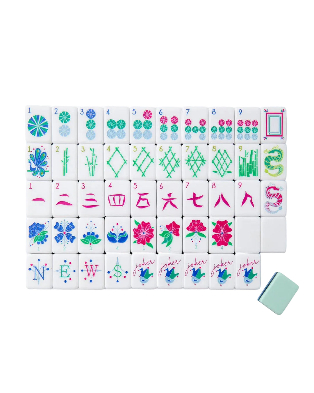 Birdie Mahjong Tiles by Oh my Mahjong