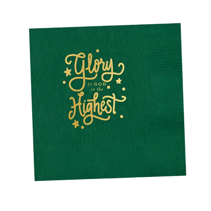 Glory To God Cocktail Napkins