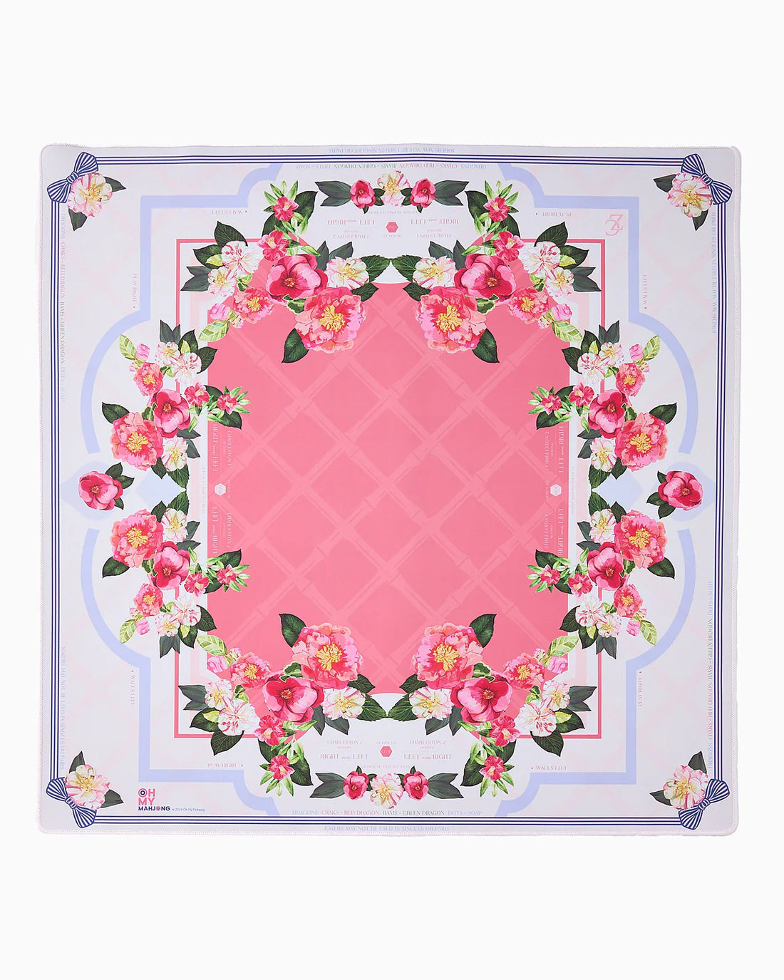 Camellia Mahjong Mat by Oh My Mahjong