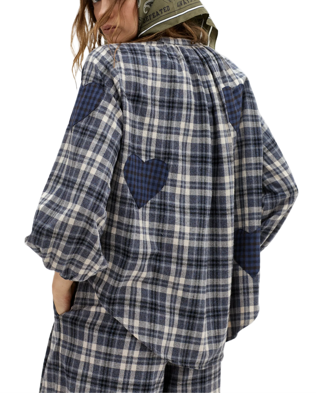 A true house classic. Our romantic Cupid Shirt is back in a beautiful blue-toned check we love. It&