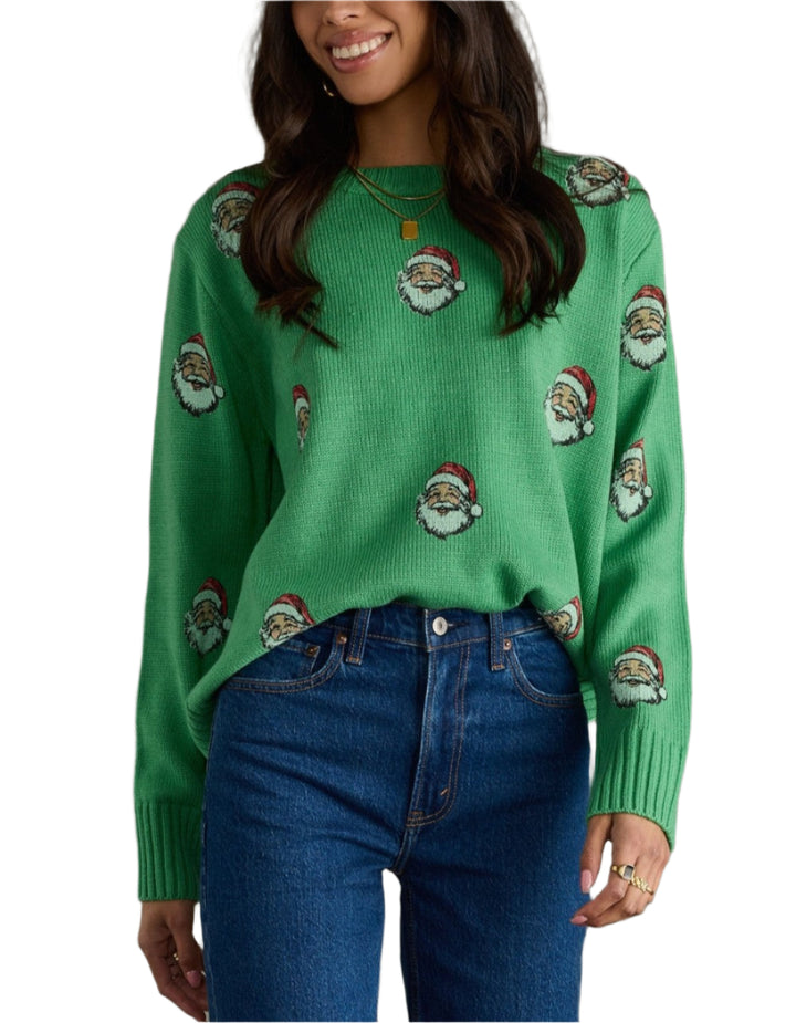 Santa Face Knit Sweater