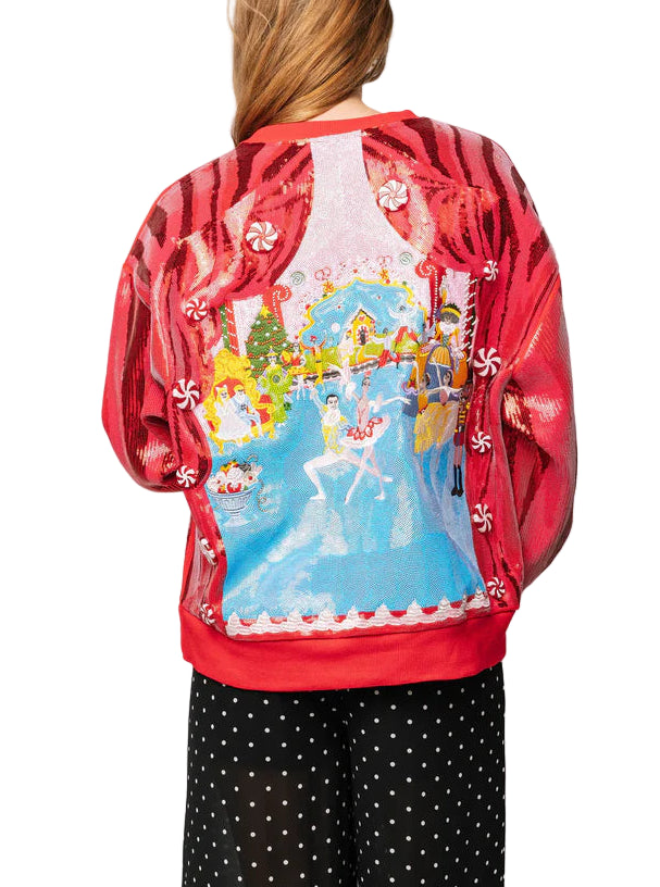 Nutcracker Ballet Stage Scene Sweatshirt