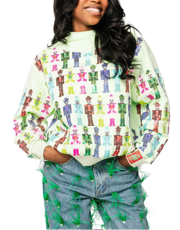 Mint Multi Nutcracker Sweatshirt