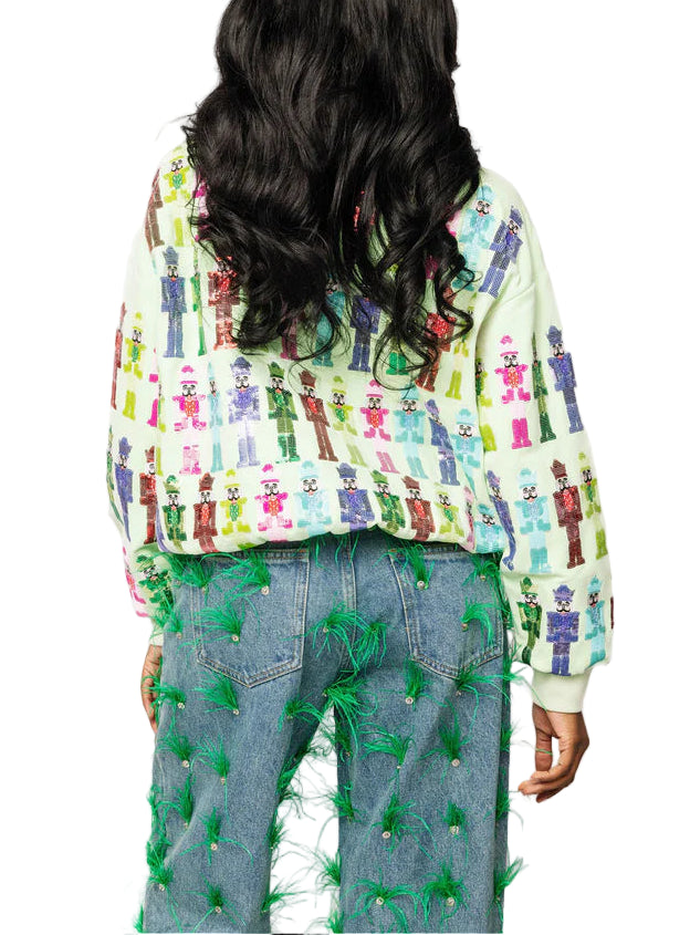 Mint Multi Nutcracker Sweatshirt