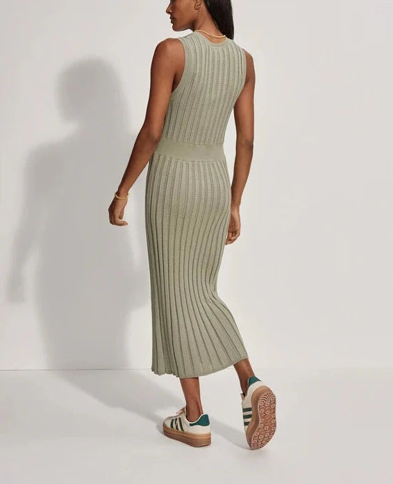 Florian Knit Dress in Seagrass by Varley