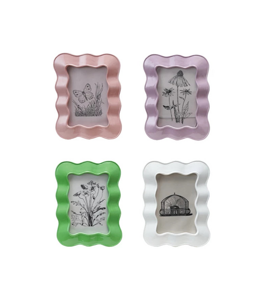 Resin Wavy Photo Frame