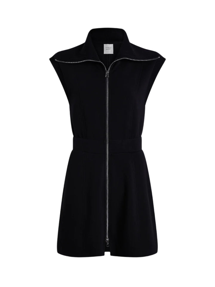 The Rebecca zip-through dress comes in a short length and is made in our classic DoubleSoft® fabric, with an exaggerated rib collar and rib panels around the armholes. A two-way zipper gives you various styling options. It also features an elasticated waistband, functional side-entry pockets, as well as flattering seaming details along the front and on the back.