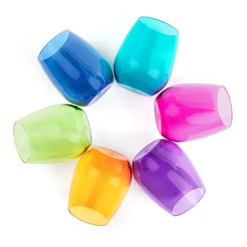 Jewel Acrylic Stemless Wine Glass - Pickering Boxwood
