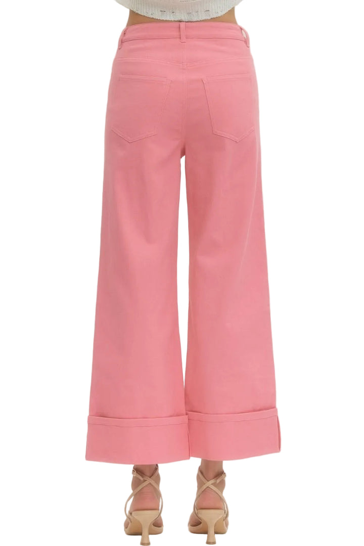 Mid-Rise Ankle Length Pants - Pickering Boxwood