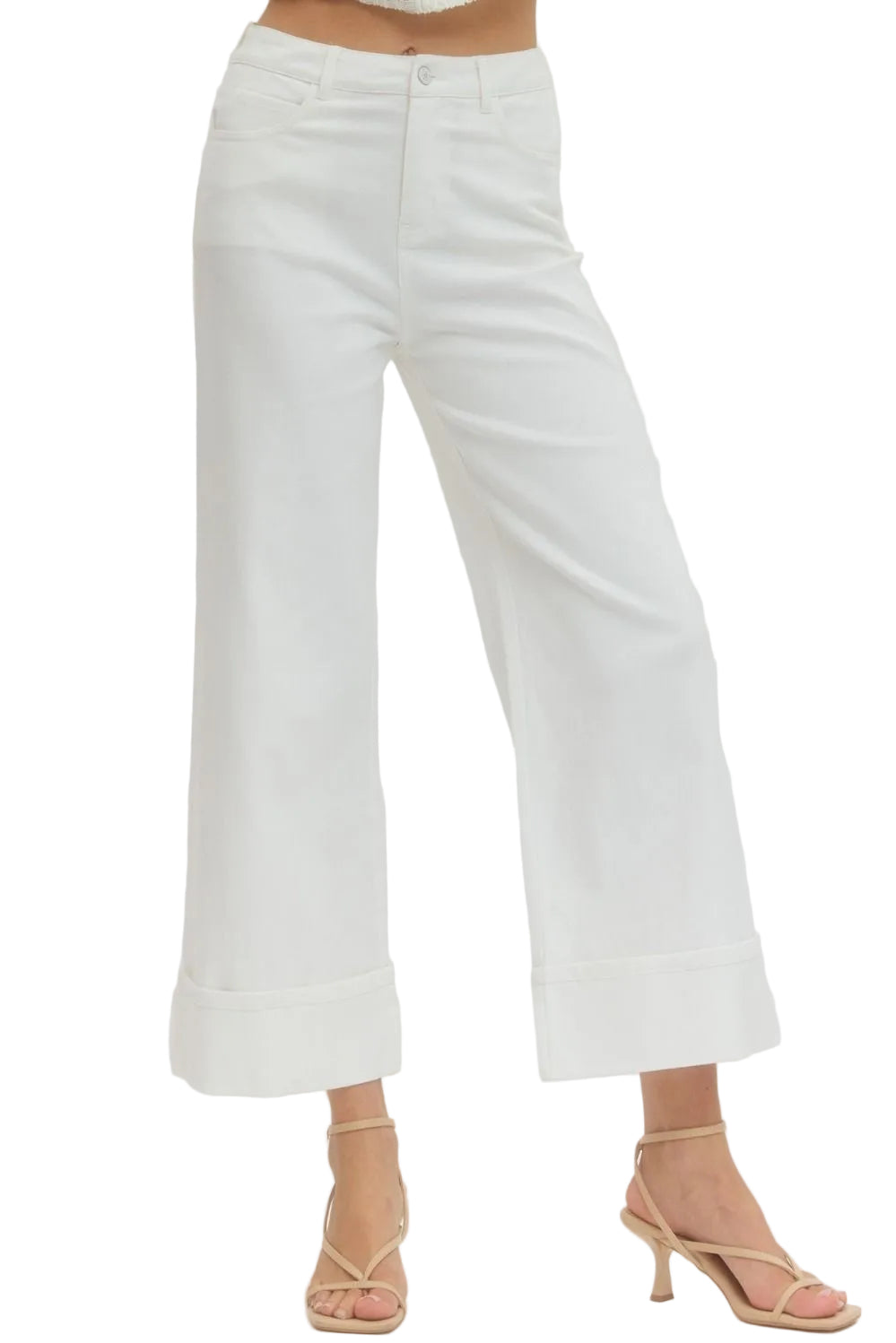 Elevate your everyday style with the Diana Crop Pants—the mid-rise ankle length essential that works as hard as you do. Designed to hit just right at the ankle, these pants offer a flattering silhouette that pairs seamlessly with sneakers, loafers, or heels. The mid-rise waistband provides comfortable all-day wear without the fuss, while the cropped length keeps things modern and fresh. 