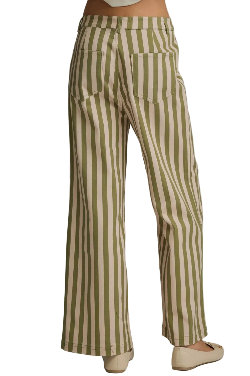 Striped Wide Leg Pants
