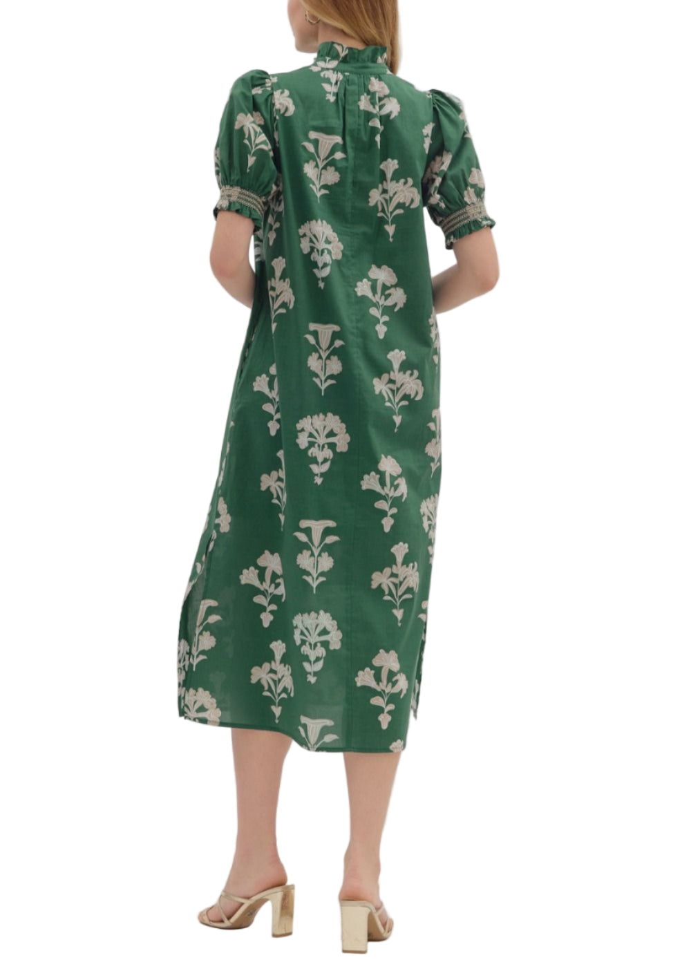 Kaelyn Botanical Midi Dress