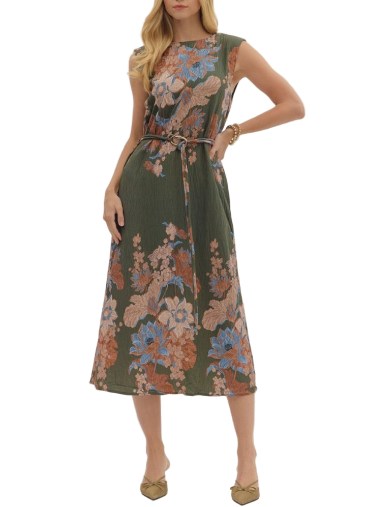 Paige Floral Midi Dress