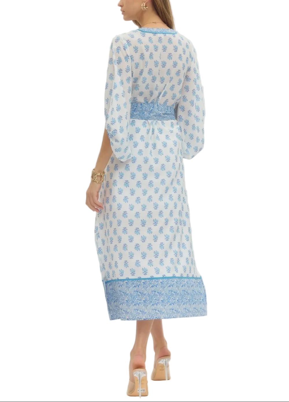 Effortlessly chic and undeniably fun, the Hazel midi dress strikes the perfect balance between polished and playful. The three-quarter sleeves offer just the right amount of coverage, while the tie waist cinches your silhouette for a flattering, customizable fit. Perfect for everything from casual brunches to evening outings, this versatile piece transitions seamlessly through your week. Dress it up with heels or keep it relaxed with sneakers—either way, you&