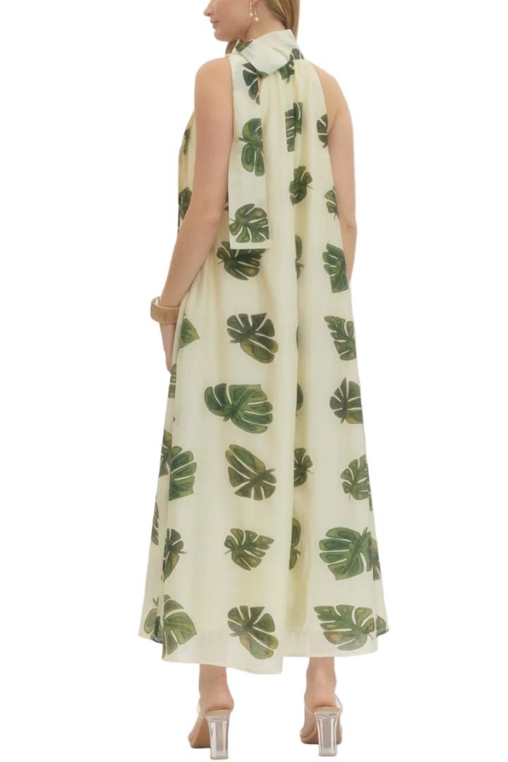 Ophelia Midi Dress - Pickering Boxwood