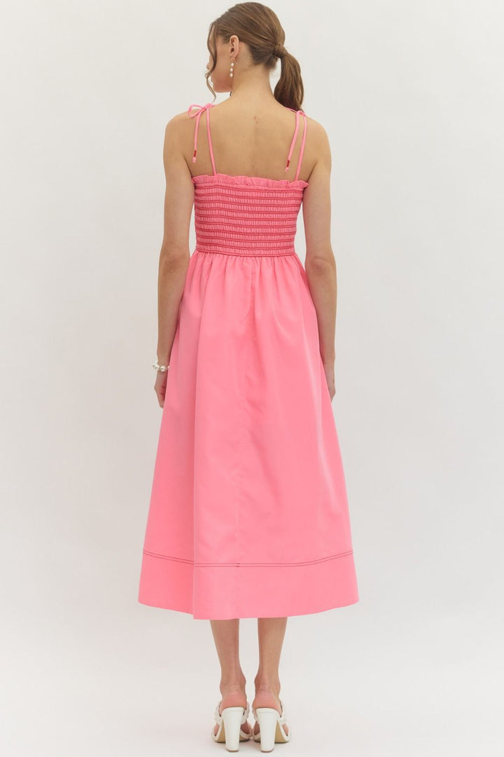 Sadie Smocked Midi Dress