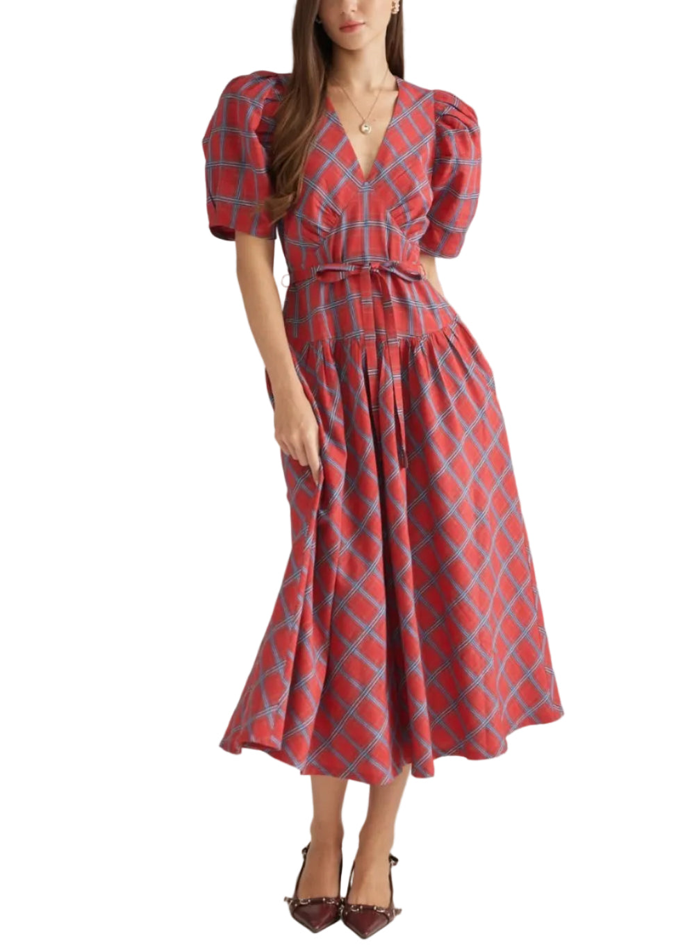 Paige Plaid Dress