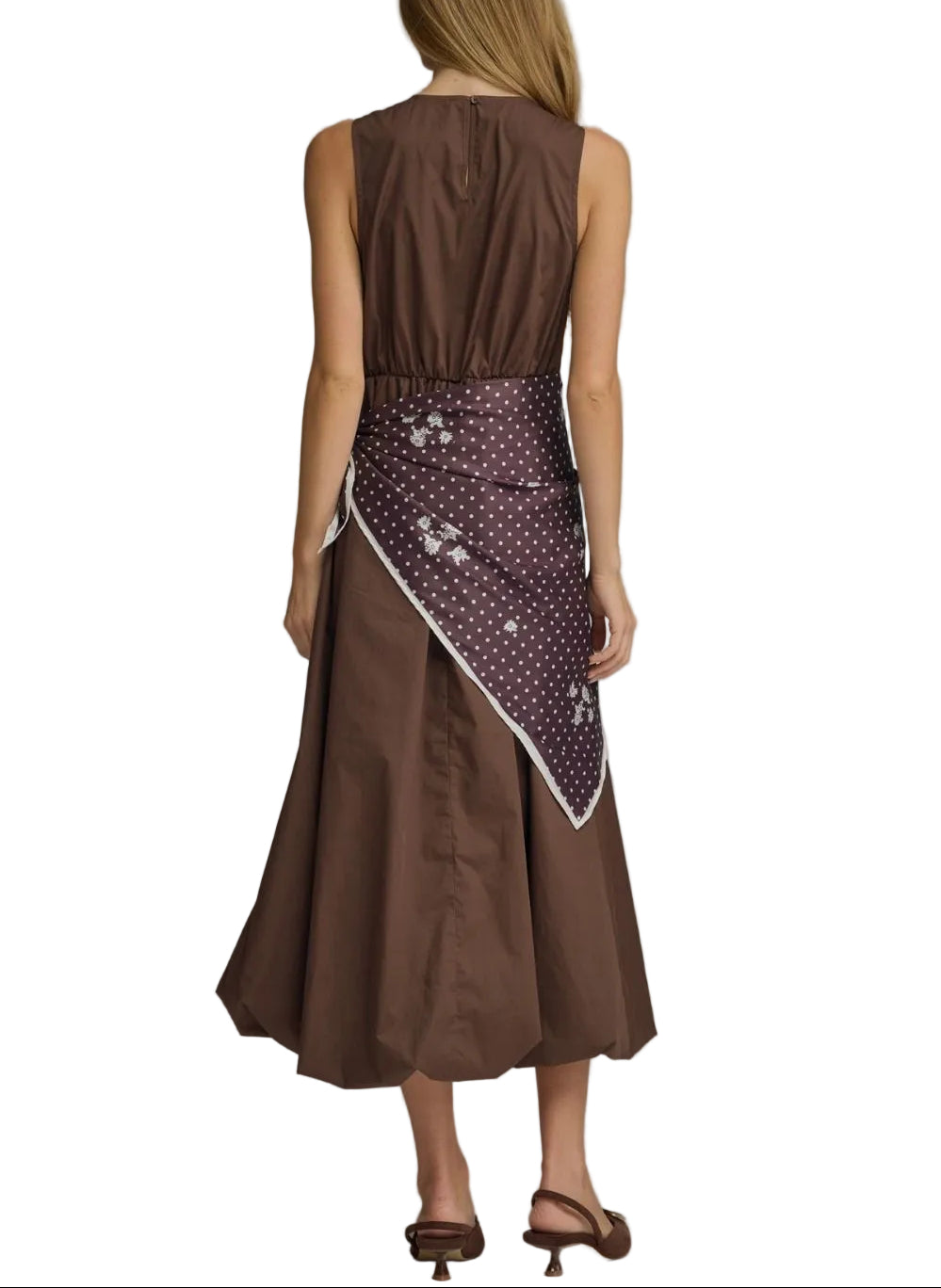 Effortless elegance meets versatile style with the Chloe Midi Sleeveless Dress. This timeless piece features a sleek sleeveless silhouette that transitions seamlessly from day to evening. The included scarf ties gracefully around the waist, adding dimension and allowing you to customize your look. Perfect for warm weather occasions, professional settings, or casual outings. The midi length provides sophisticated coverage while maintaining a modern, flattering fit. 
