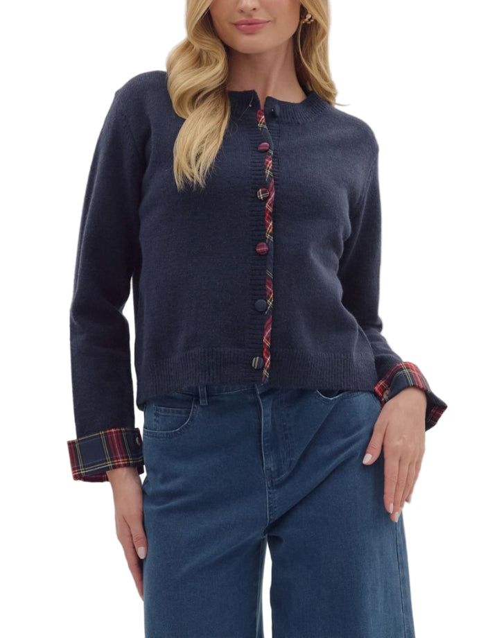 Caley Plaid Cardigan