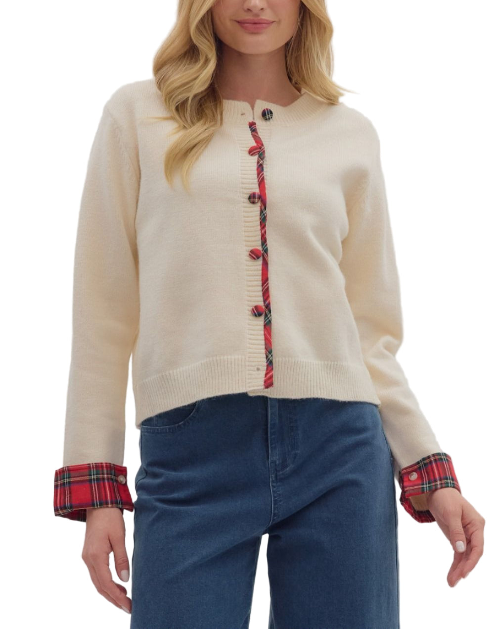 Caley Plaid Cardigan