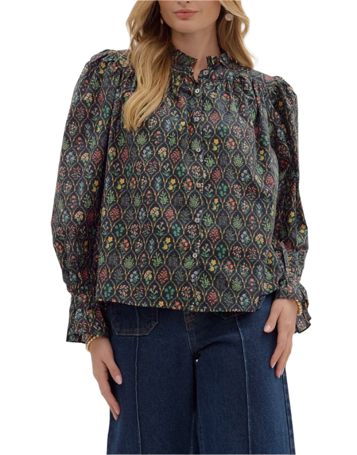 Maggie Floral Print Top